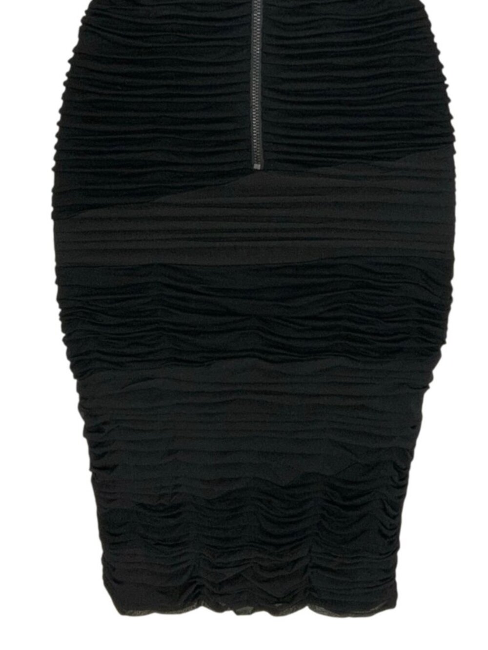 Alice + Olivia Tilly Sleeveless Ruched Dress S Black - Picture 12 of 16